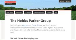 Desktop Screenshot of hobbsparker.co.uk